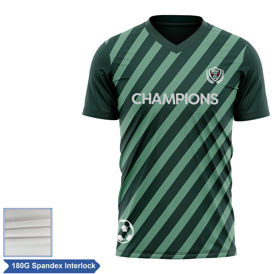 Men's and Kids' Sublimation Soccer Jersey - 180G Spandex 4