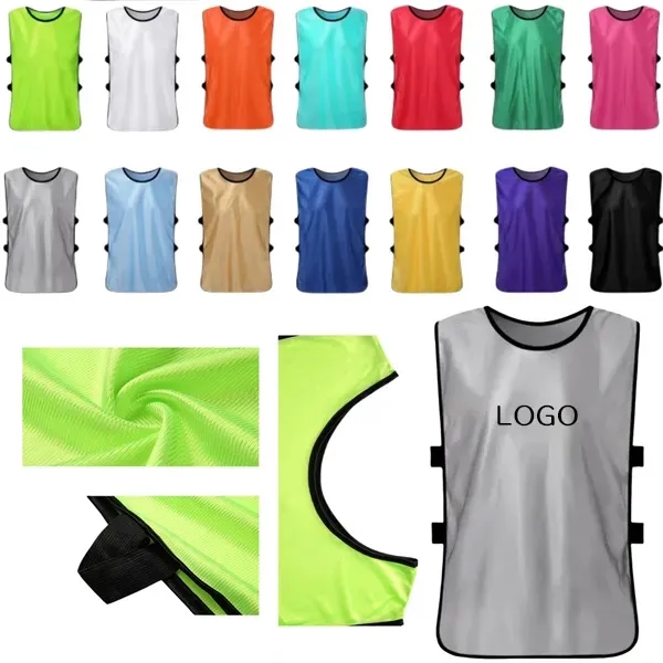 Colorful Mesh Training Vest with Adult and Children Sizes 2