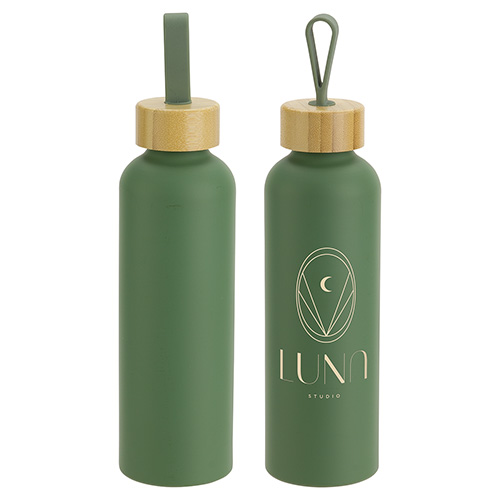 Asbury 24 oz Recycled Aluminum Bottle, custom water bottle with logo imprint 24