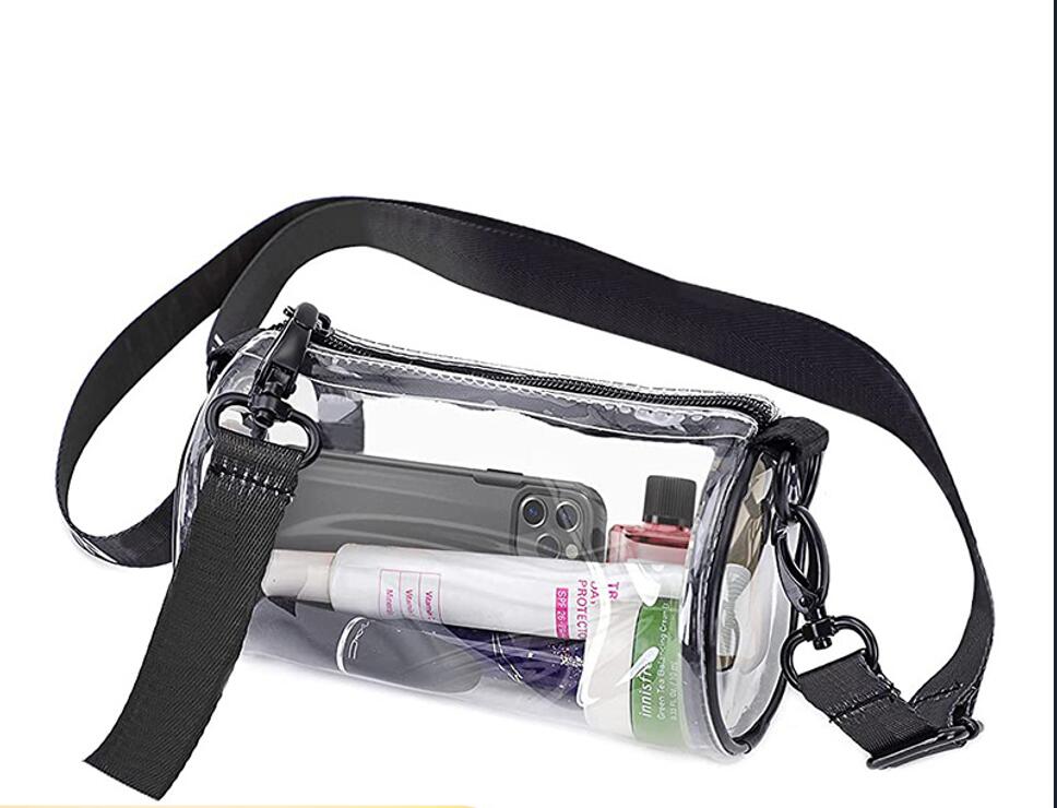 Clear Cylindrical Crossbody Bag 3