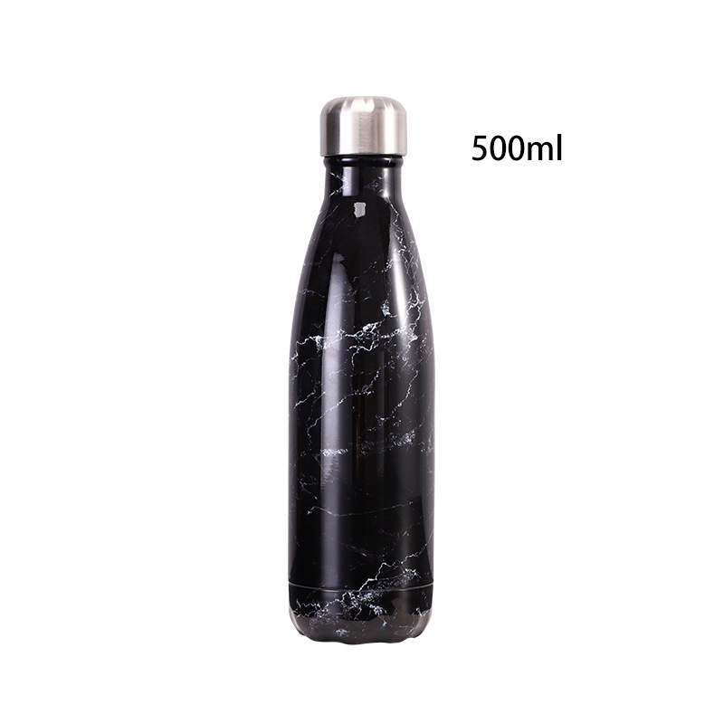 17Oz Marble Insulated Sports Water Bottles Flasks 3