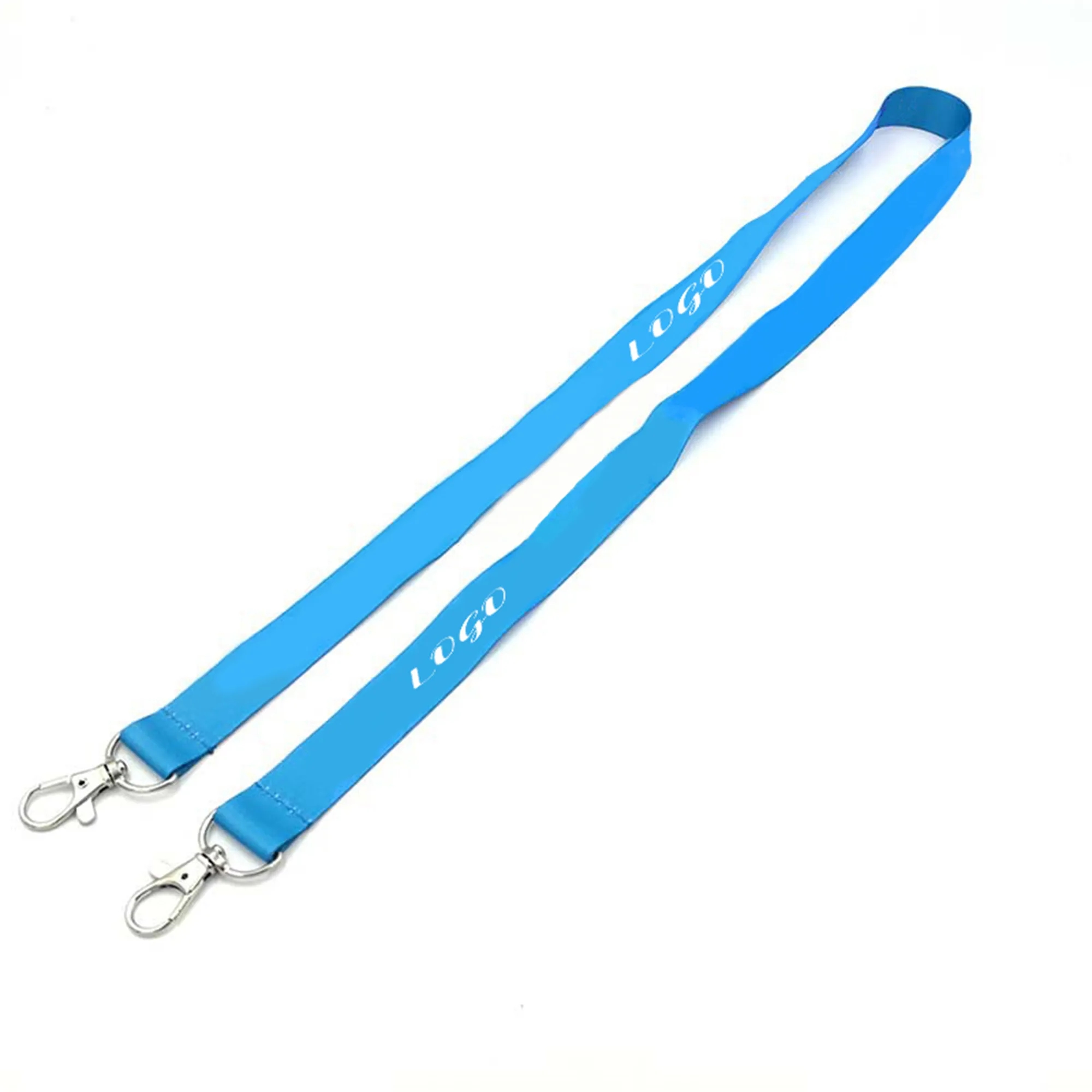 3/4" Dye Sublimation Double Ended Custom Color Lanyard 1