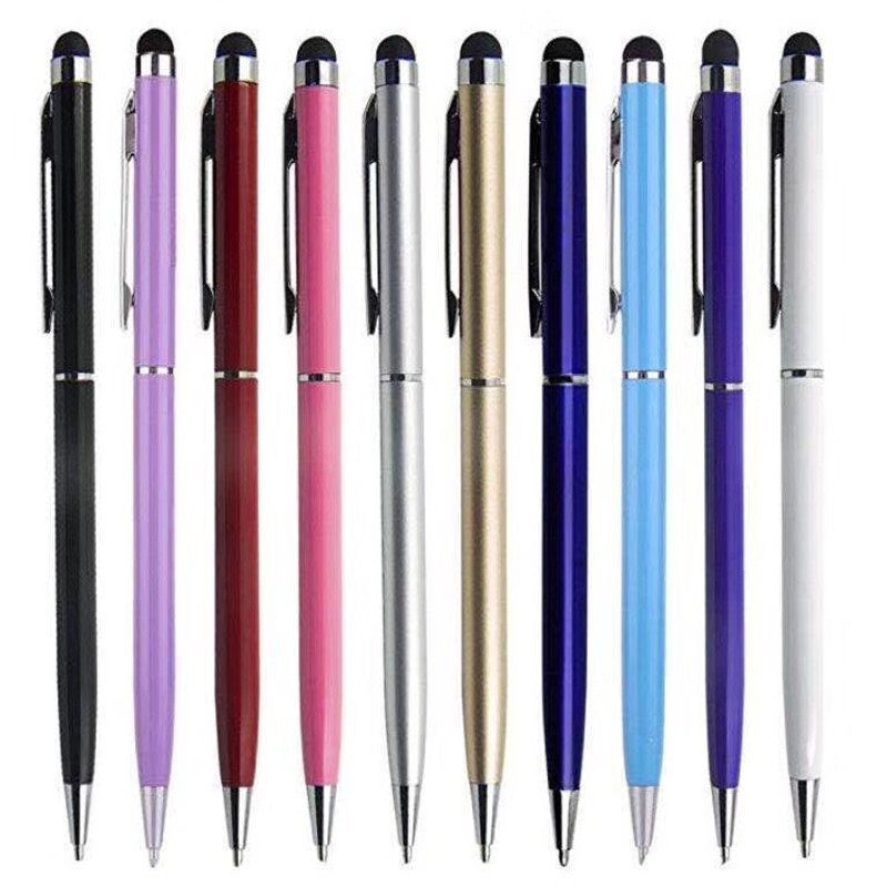 2 In 1 Capacitive Pen Metal Aluminum Twist Ballpoint Pens 1