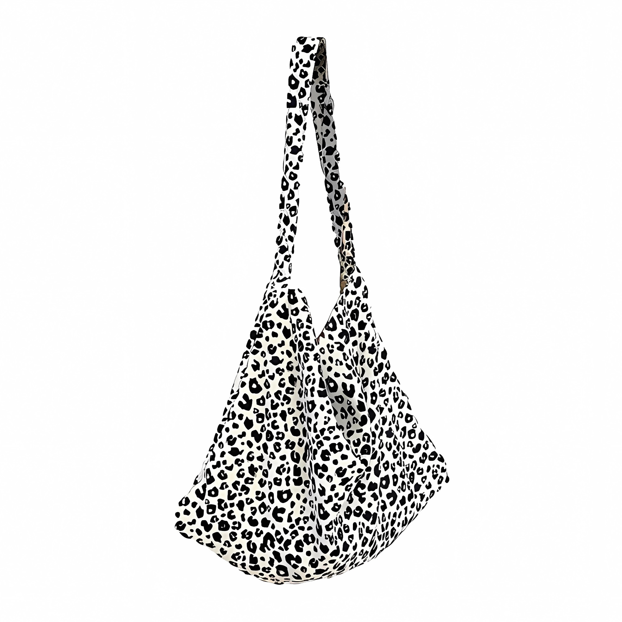 Tote Living Shoulder Leopard Print Crossbody Canvas Bag 2