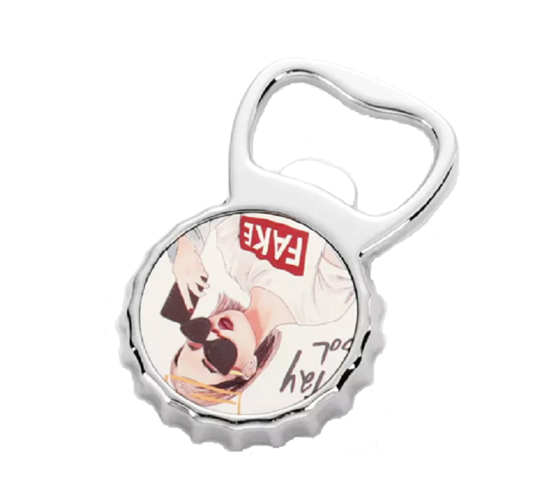 Bottlecap Shaped Bottle Opener Fridge Magnet 4