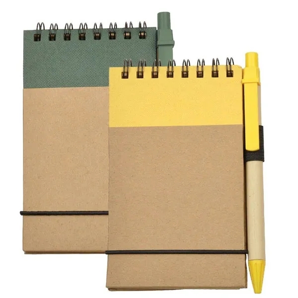 Eco Recycled Jotter Notepad With Pen 5