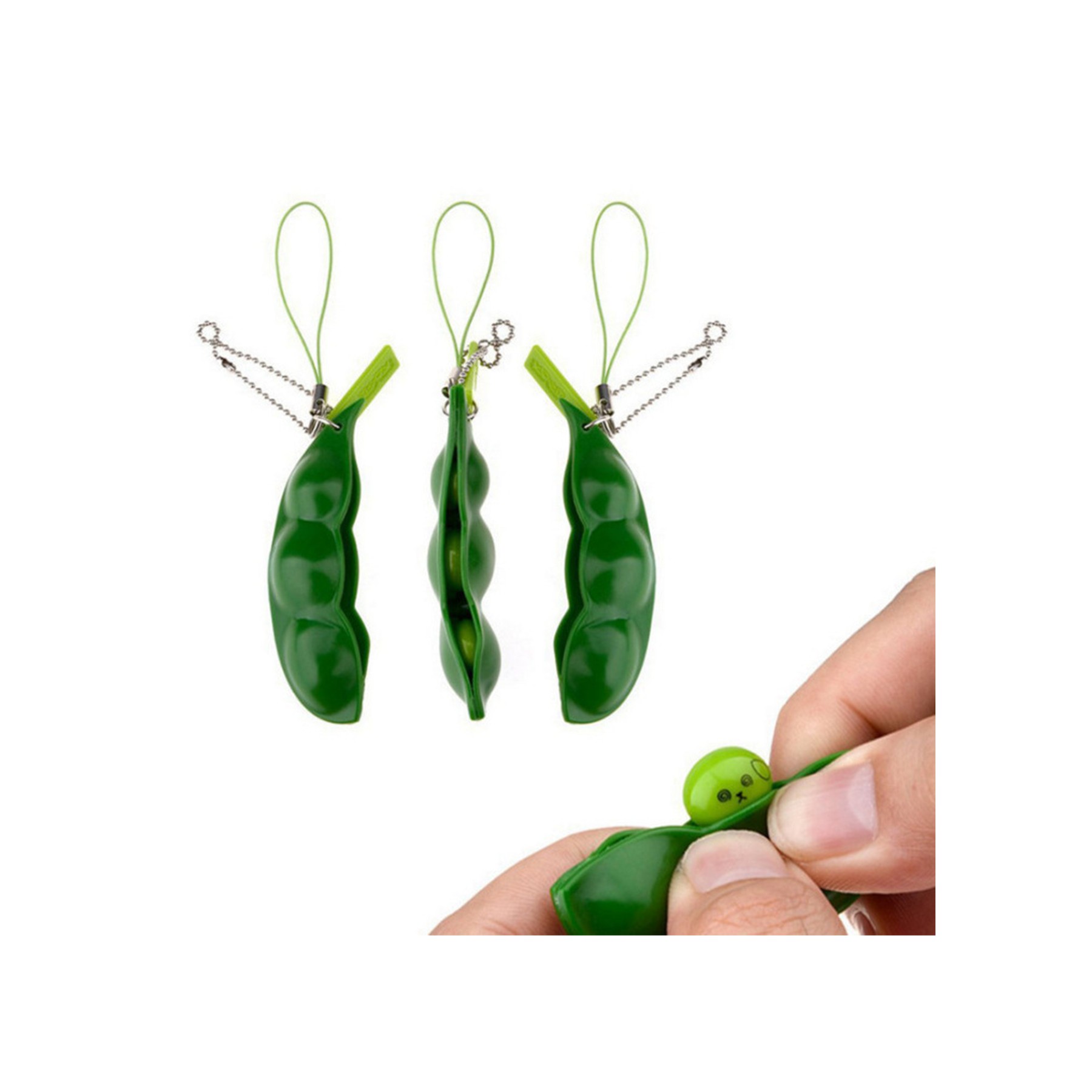 Pea Pod Key Chain Toy 2