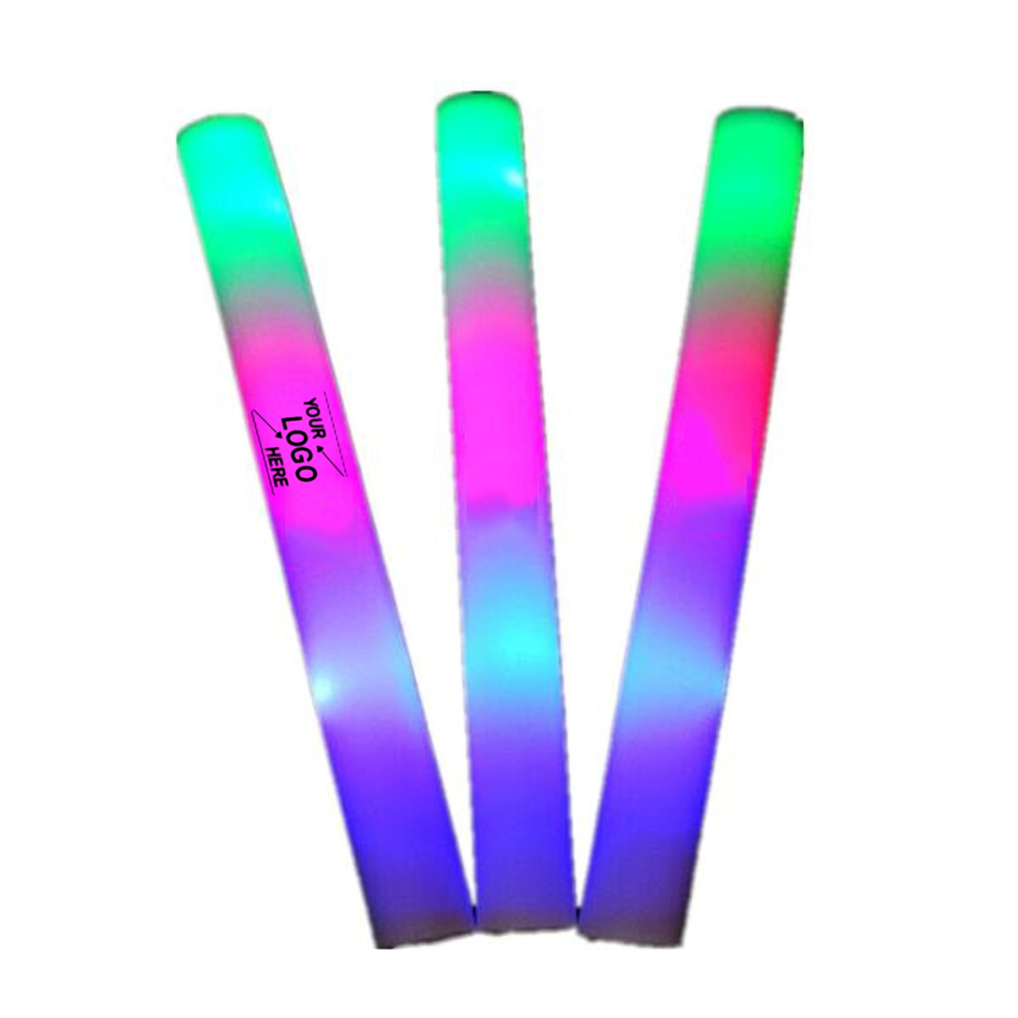 LED Light UP Foam Glow Sticks Baton Wands 4
