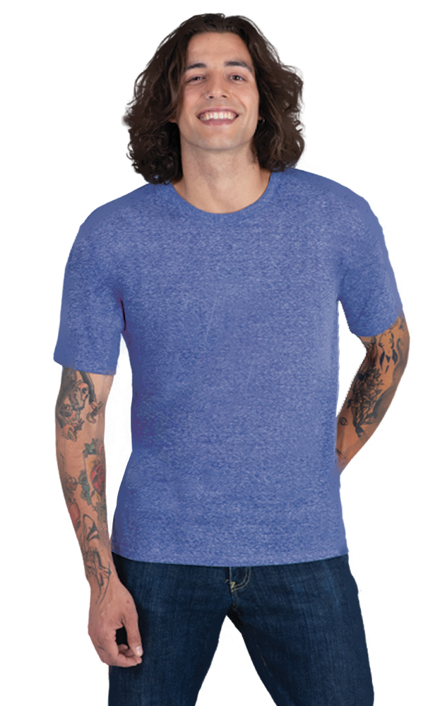 Adult Short-Sleeve Crew Neck Triblend T-Shirt 11