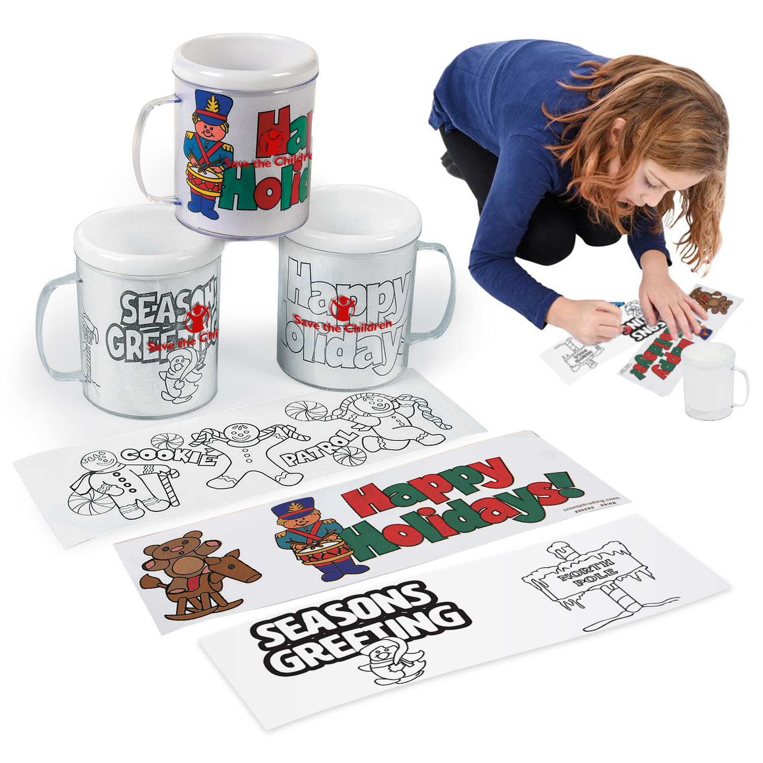 Holiday Coloring Mug 1