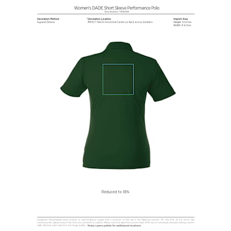 Women's DADE Short Sleeve Polo 243