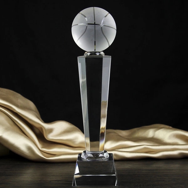 Crystal Basketball Sports Trophy 7