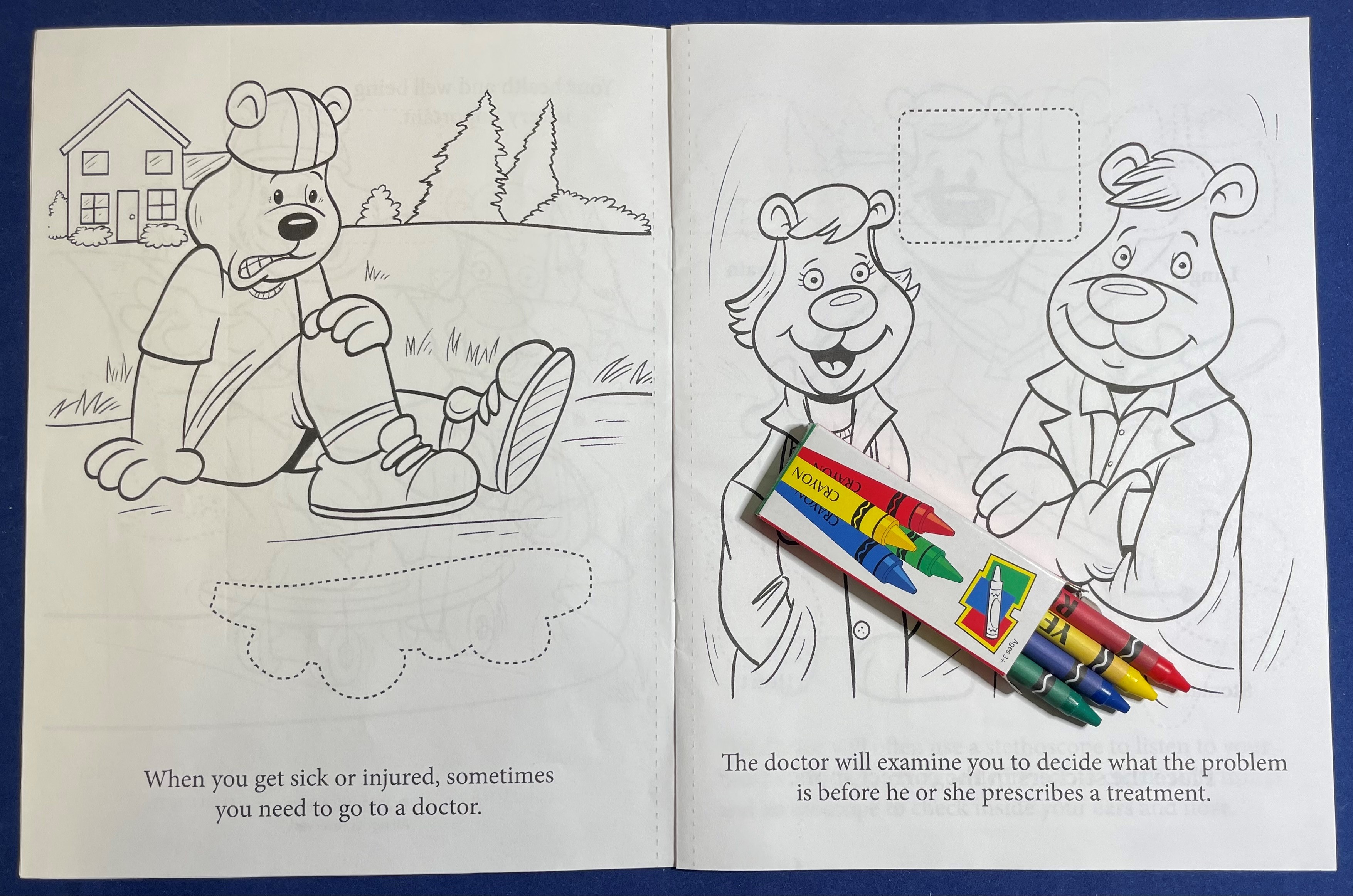 STICKER BOOK SET - A Visit to the Doctor's Office Sticker Book Fun Pack 7