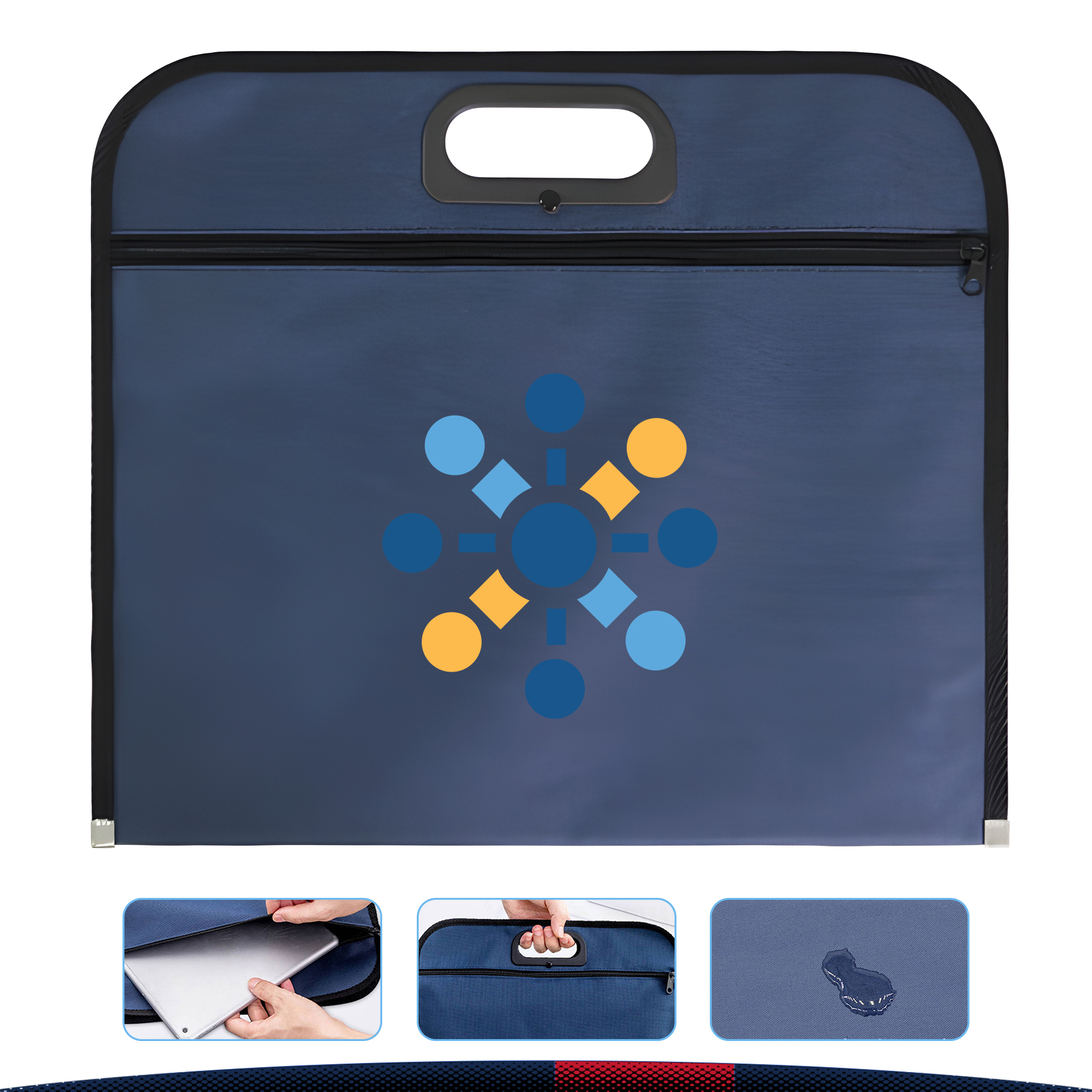 Oxford Zippered Document Bag 1