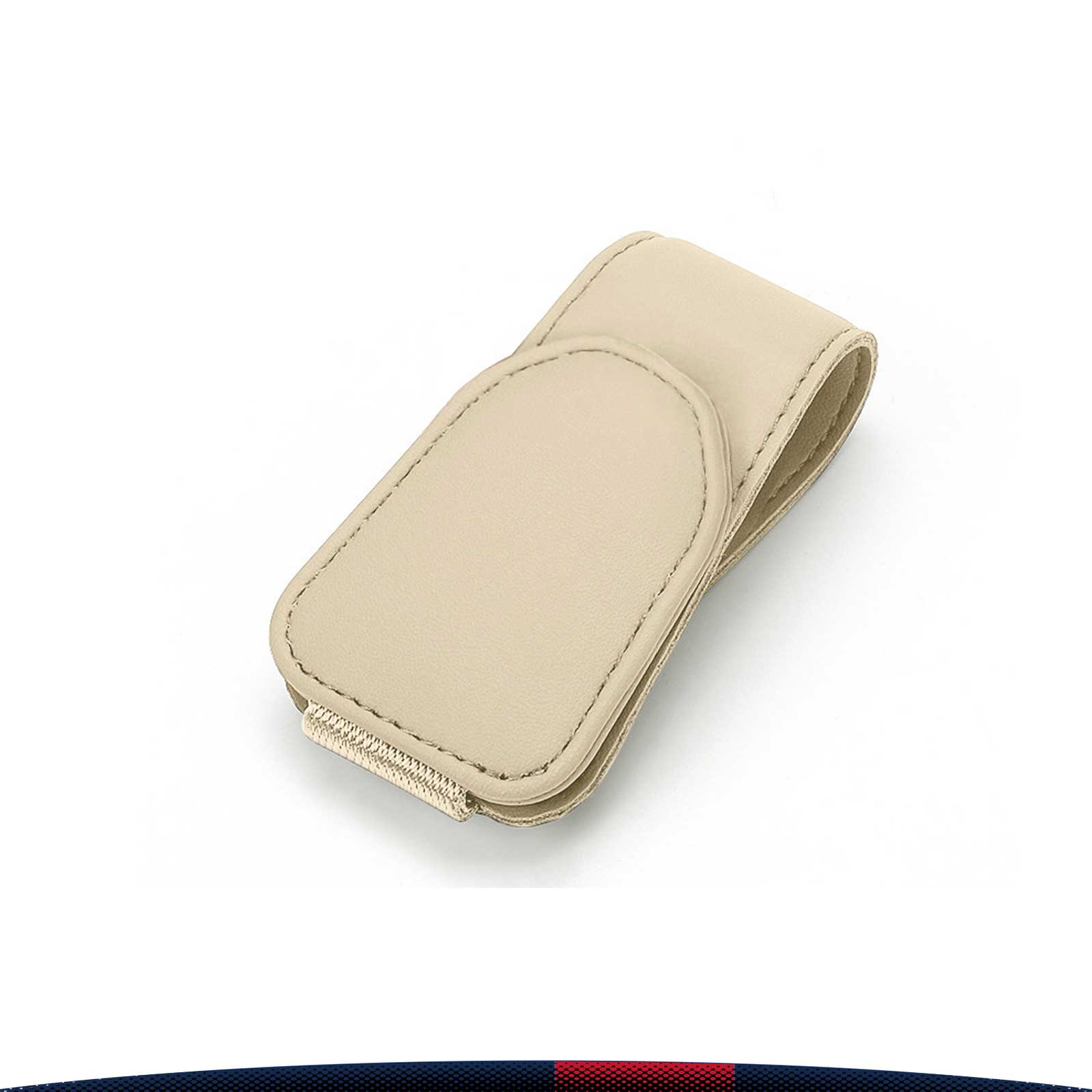 Jasa PU Leather Car Eyeglasses Clip 3