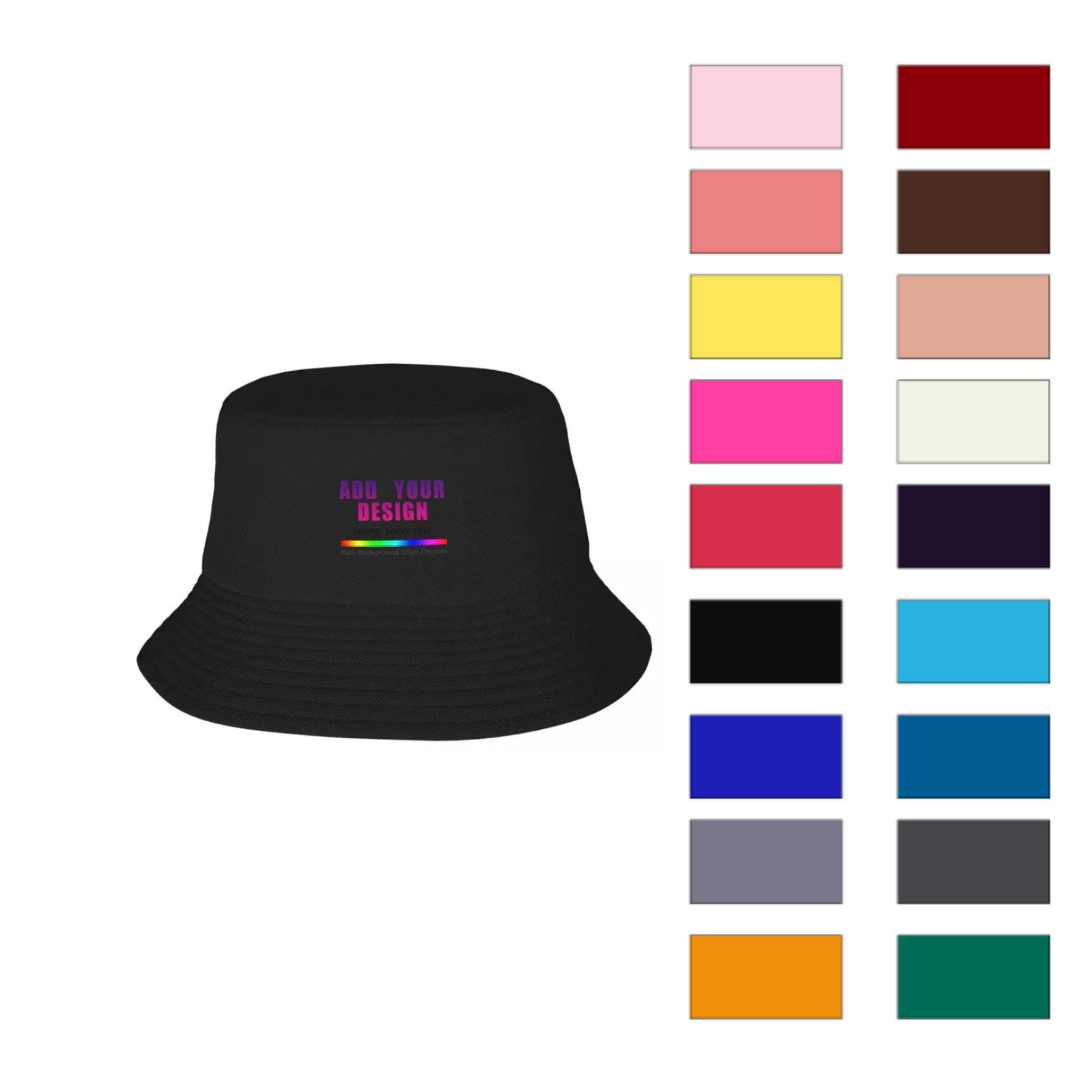 Folding Cotton Unisex Beach Outdoor Fisherman Hat 1
