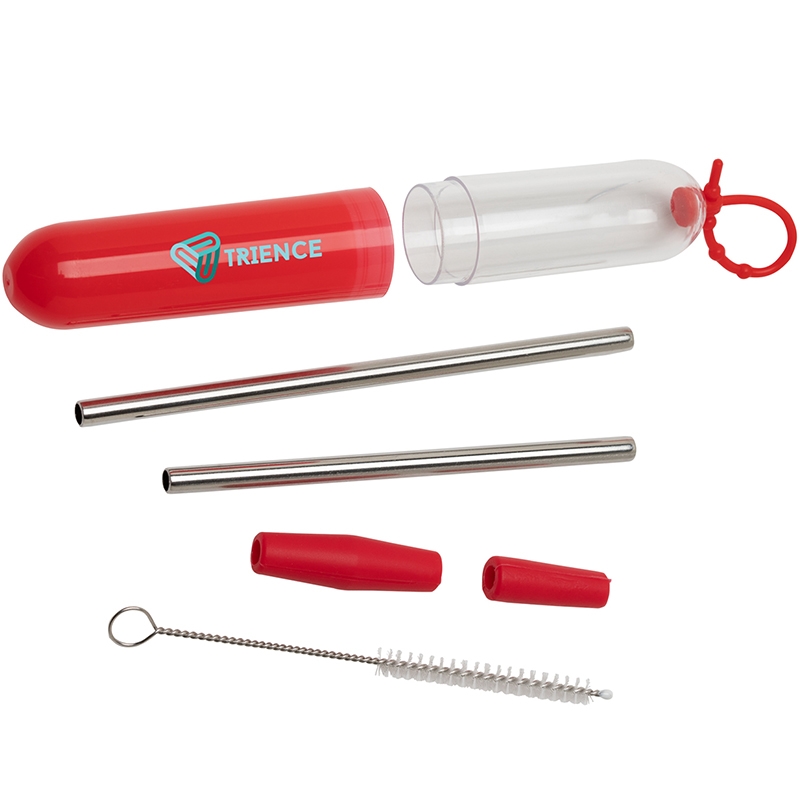 Paloma 5-Piece Stainless Steel Straw Set 21