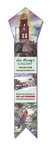 UV-Coated (1S) Bookmark - 2.25x8.5 Pentagon Shape -Extra-Thick - 14 pt. 2
