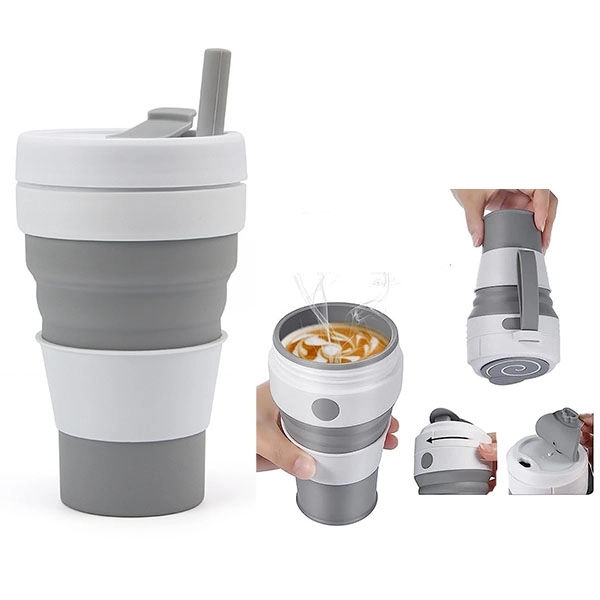 Folding Travel Silicone Water Cup 4