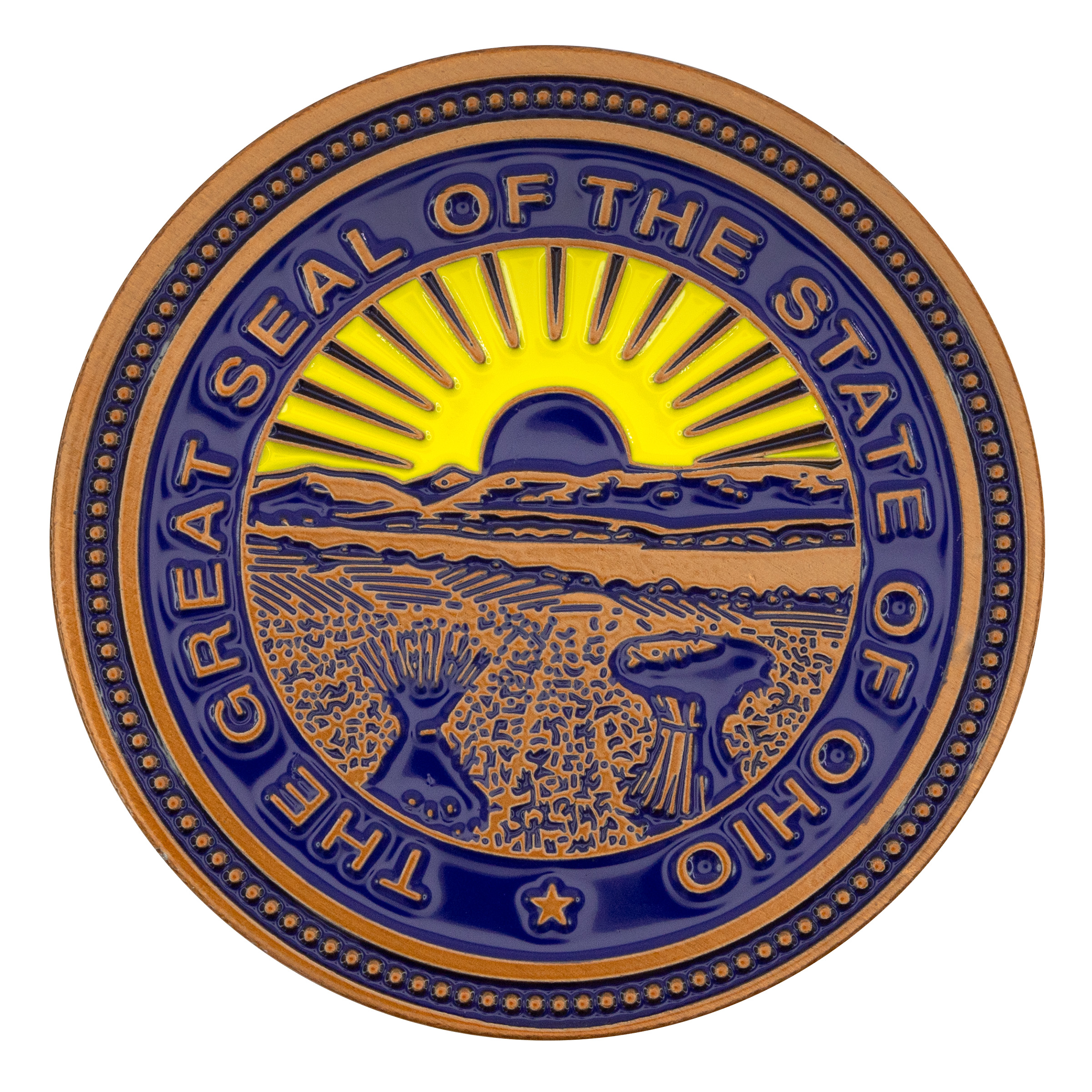 Die Struck Economy Iron Challenge Coins (2") 3