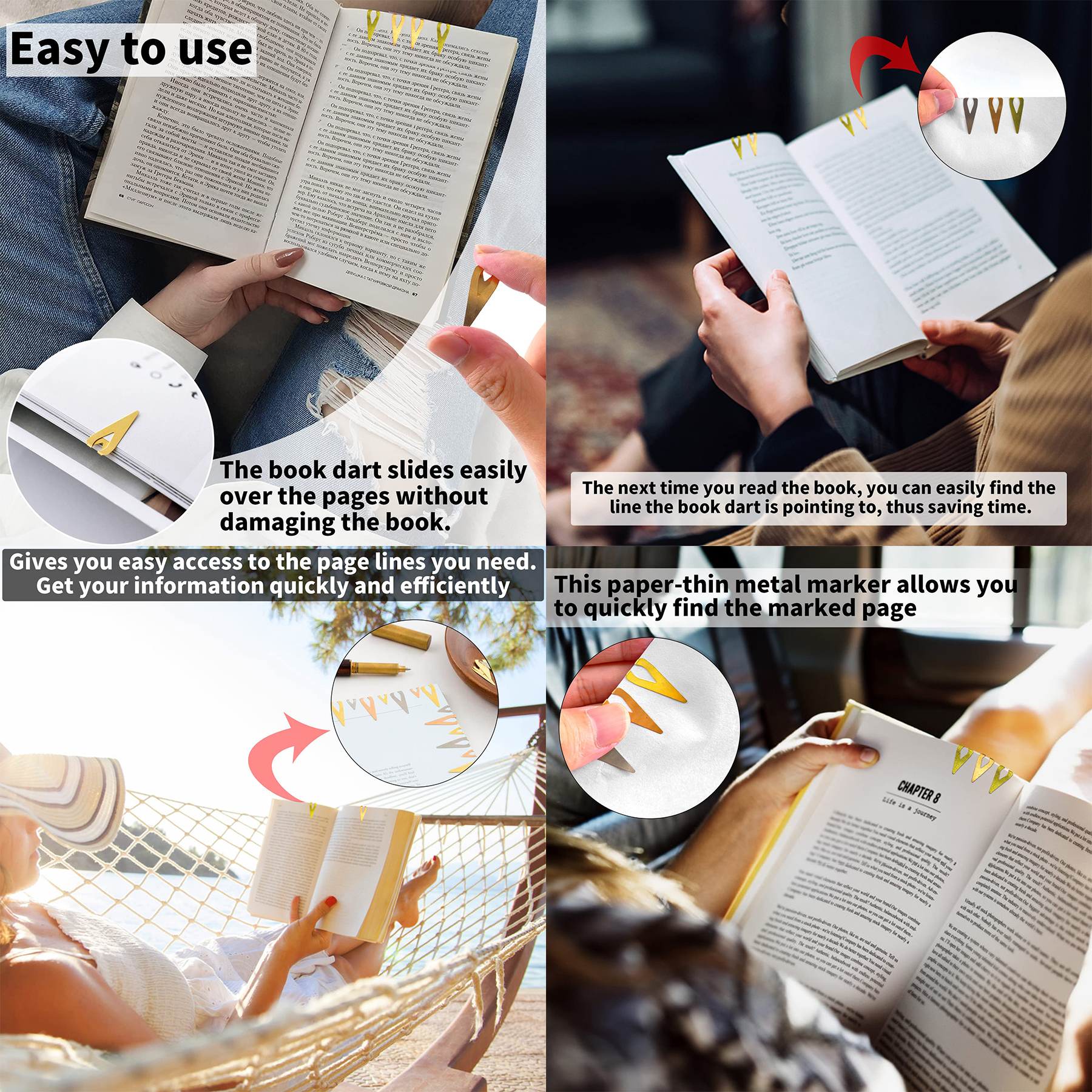 12 pcs Book Line Markers 2