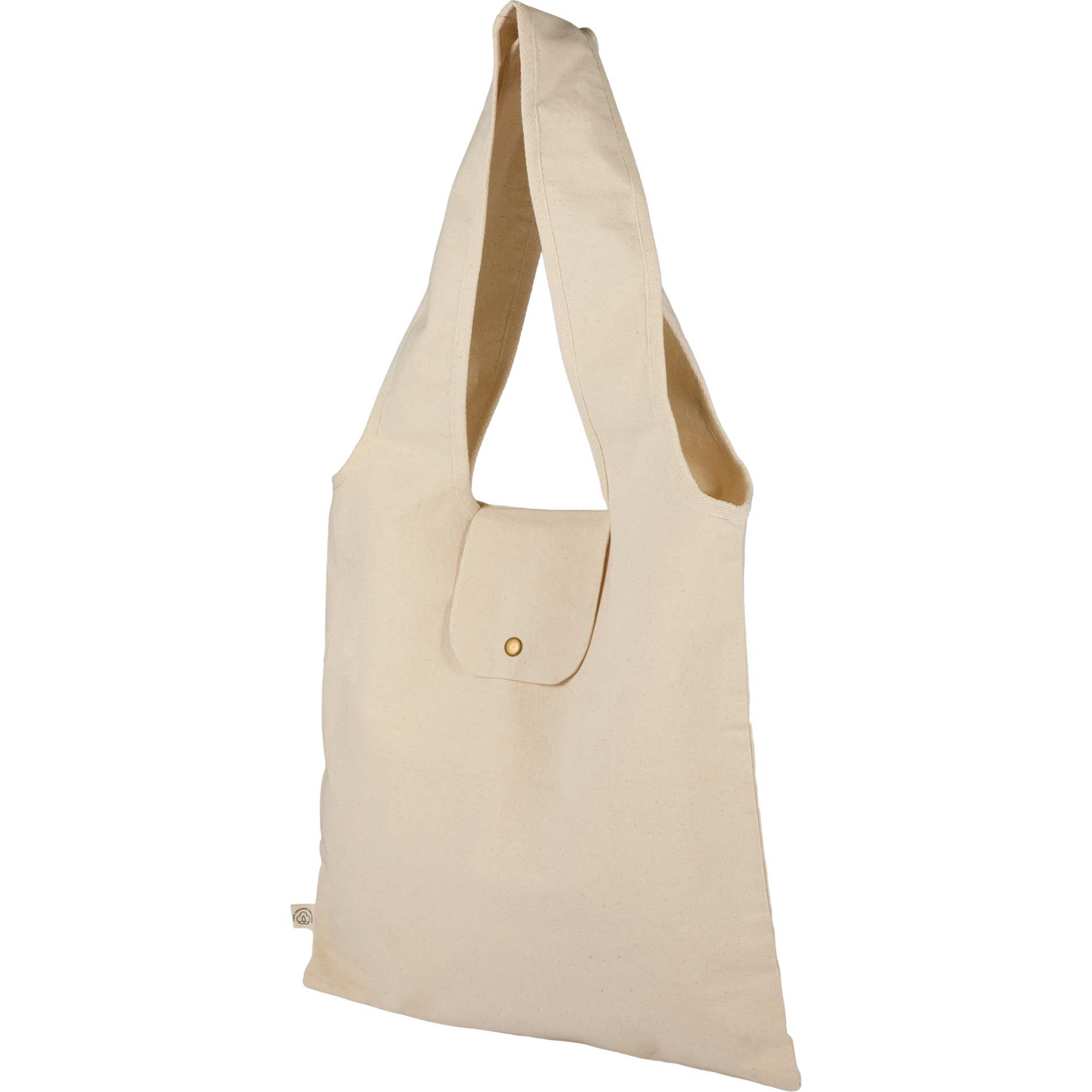 Packable 8oz Organic Cotton Tote, custom tote bag with logo imprint 13