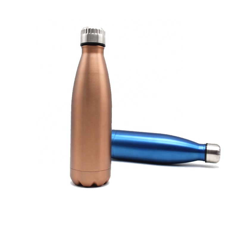 Stainless Steel Insulated Water Bottle Double Wall 17oz Cola Bottles Vacuum Flask 3