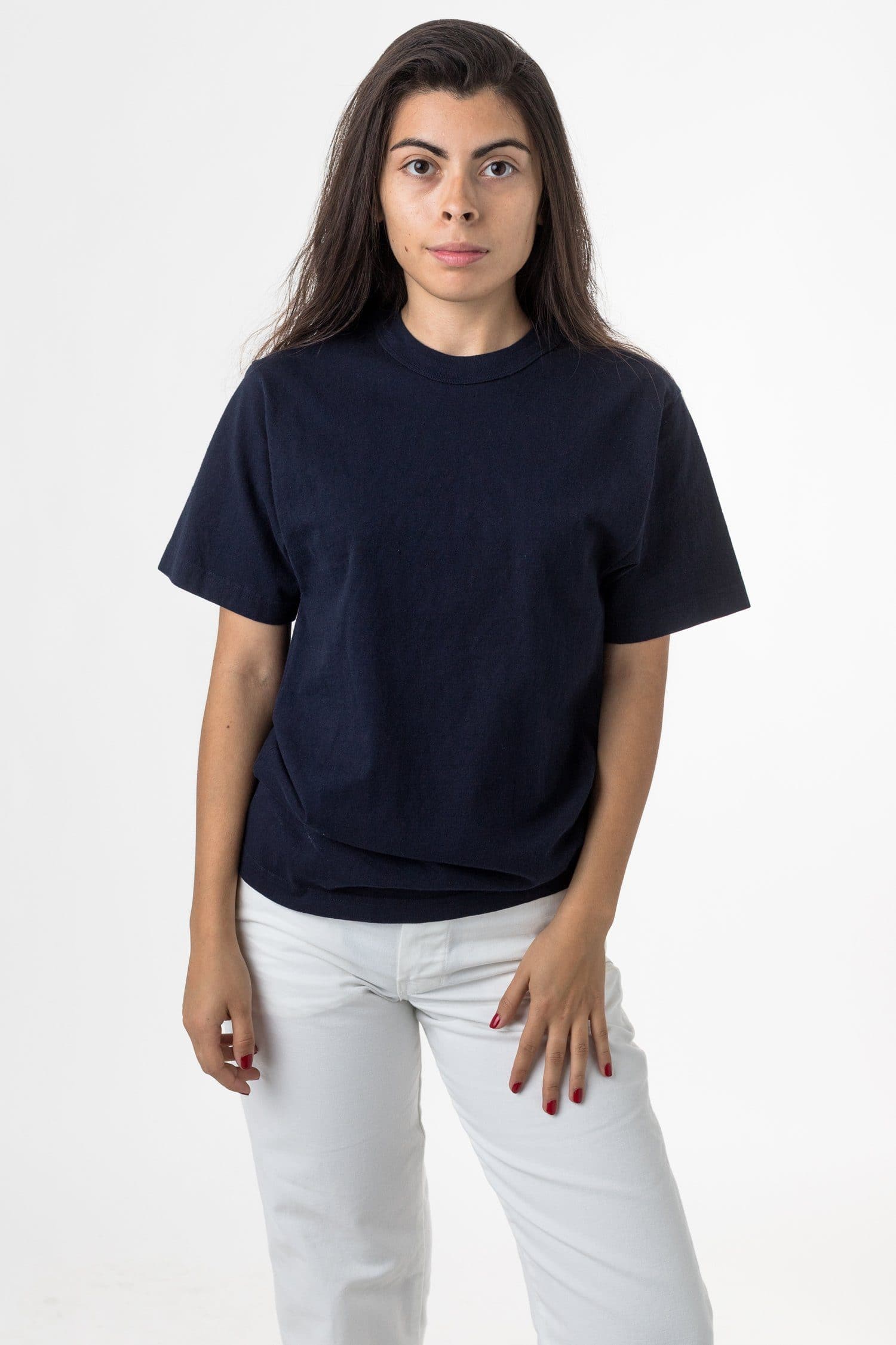 8.5 OZ HEAVY JERSEY GARMENT DYE T-SHIRT W BINDING 14