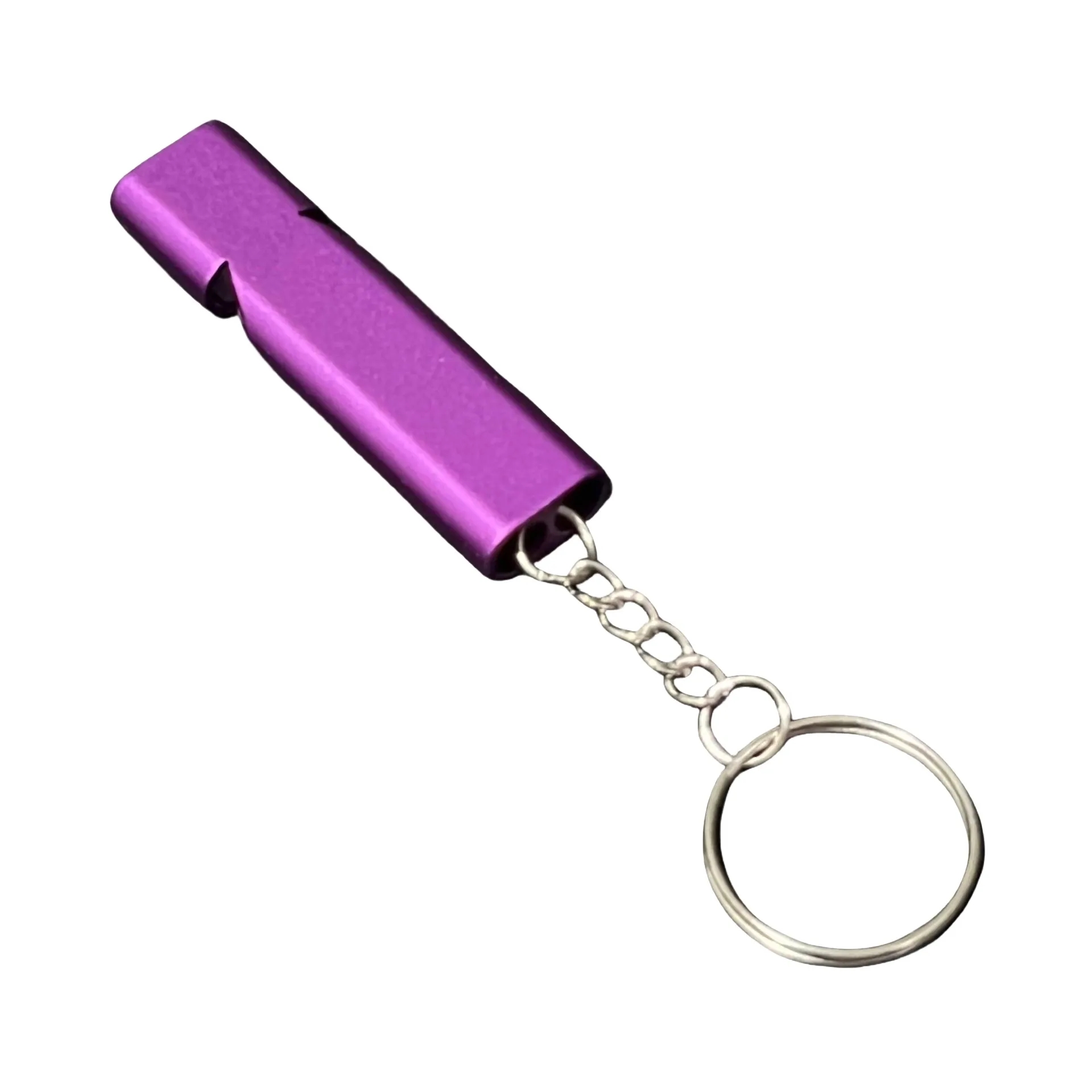 Dual-tube Outdoor Whistle With Keychain 1