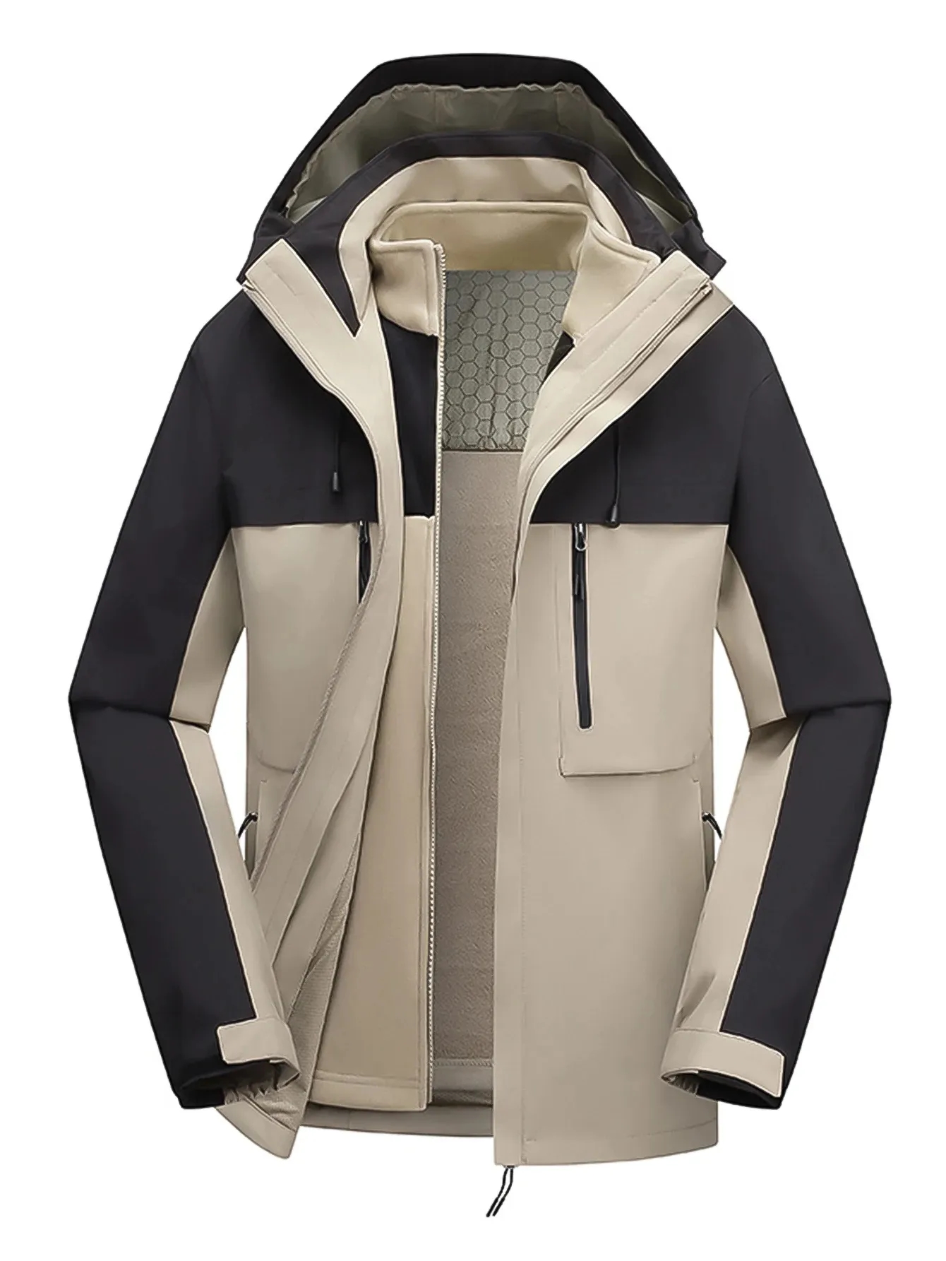 rPET 3in-1 Waterproof Ski Jacket with Fleece Liner 4