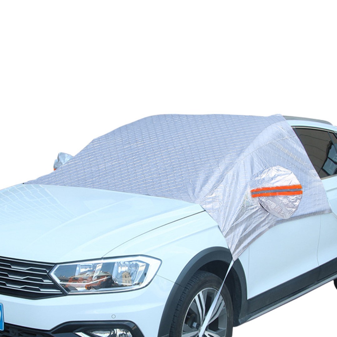 Reflective cloth cover for snow cover at night 5