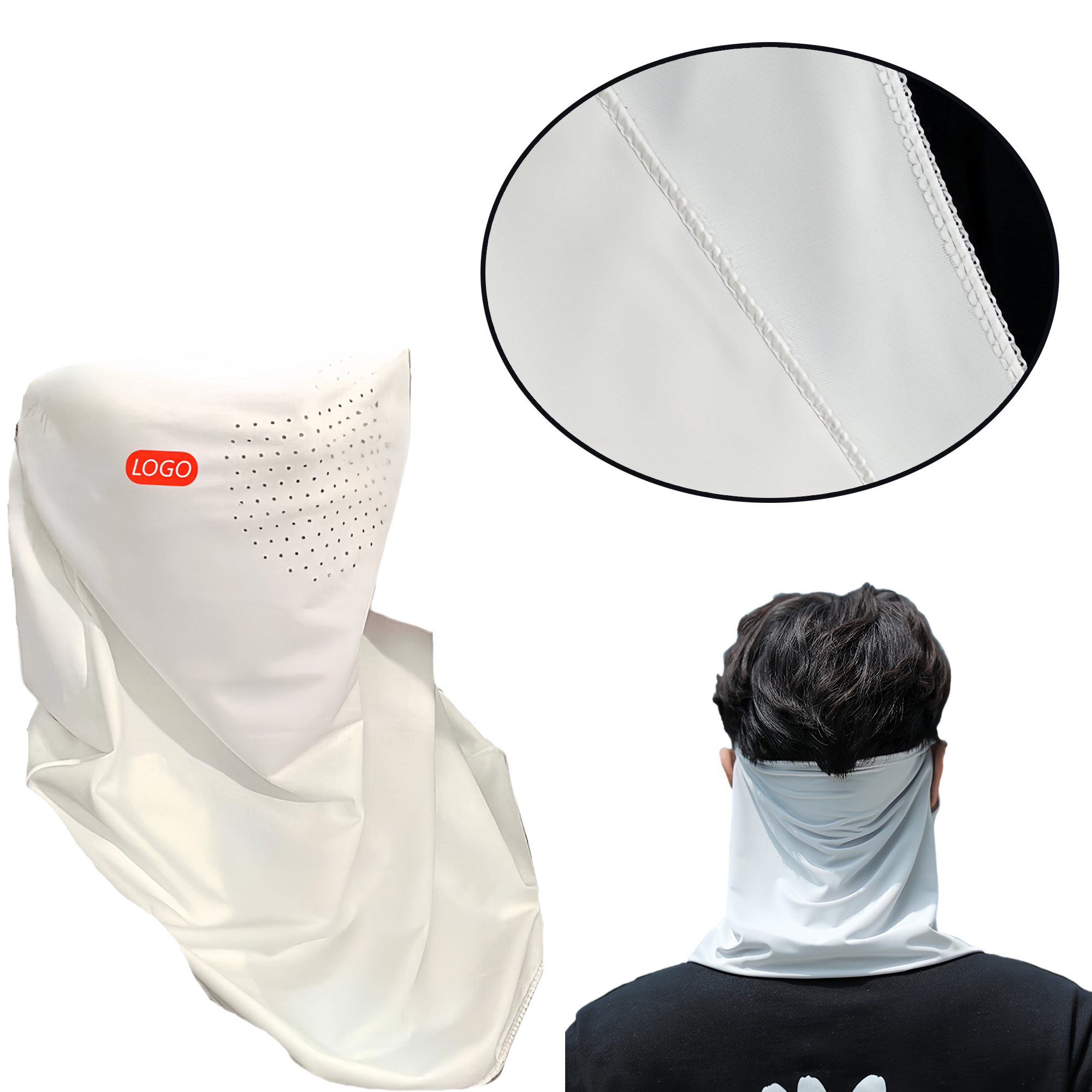 Sun Protection Ice Silk Breathable Mask 8