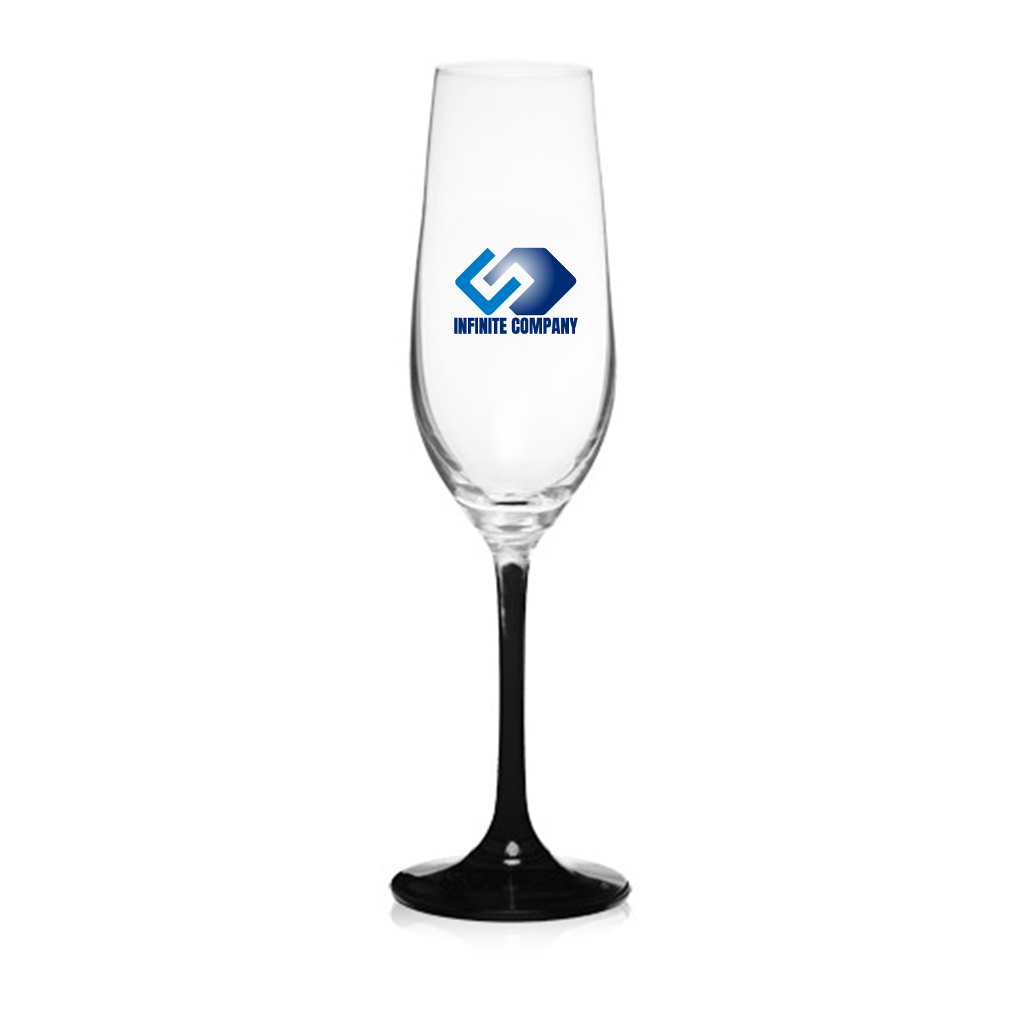 8 oz. Crystal Champagne Glass (Full Color Imprint) 7