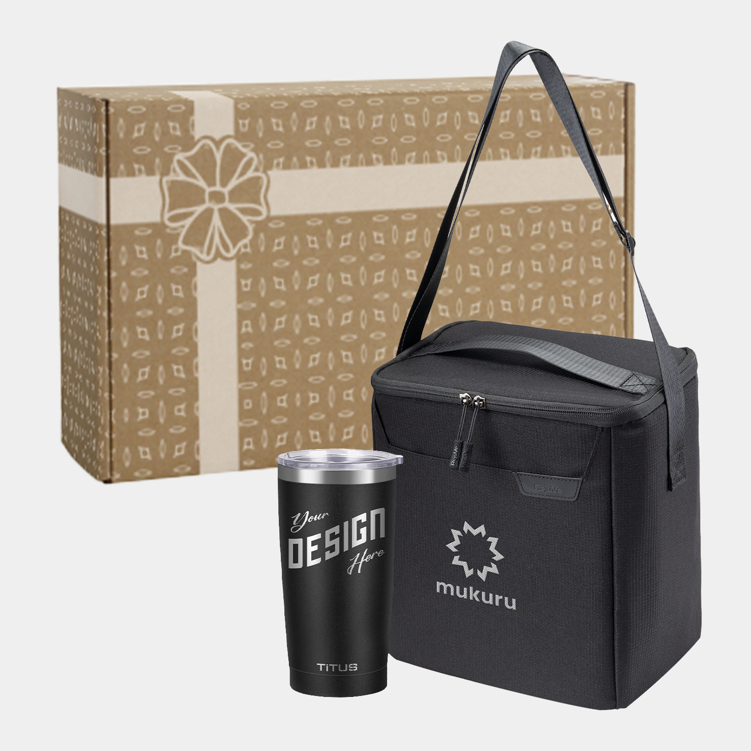 RejuVe® 12-Can Cooler Bag & TiTUS® Insulated Tumbler Gift Set 2