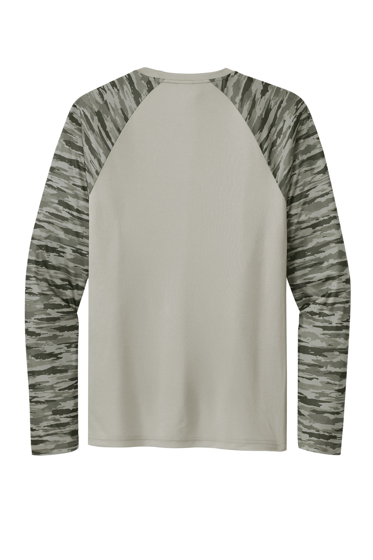 Sport-Tek Drift Camo Colorblock Long Sleeve Tee ST376LS 12