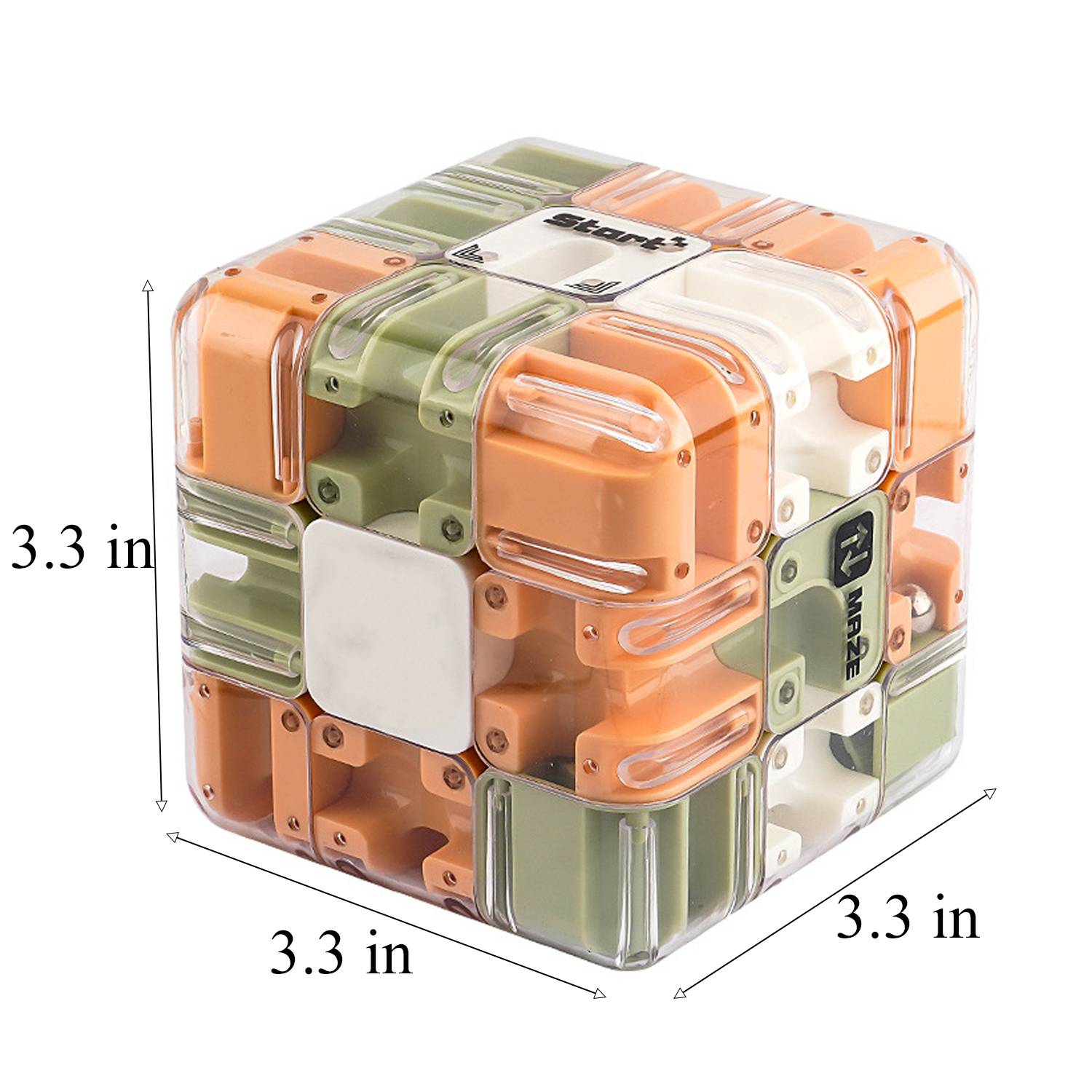 3x3 Maze Ball Cube Puzzle Toy 6