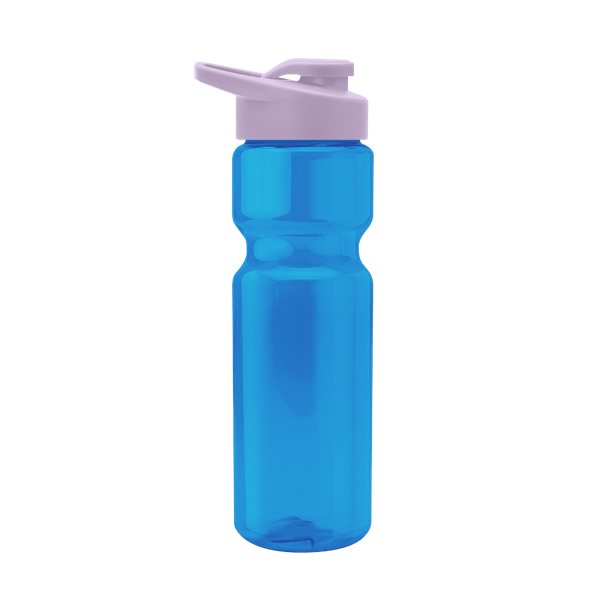 Blazer 28oz Transparent Bike Bottle w/Drink-thru Lid 131