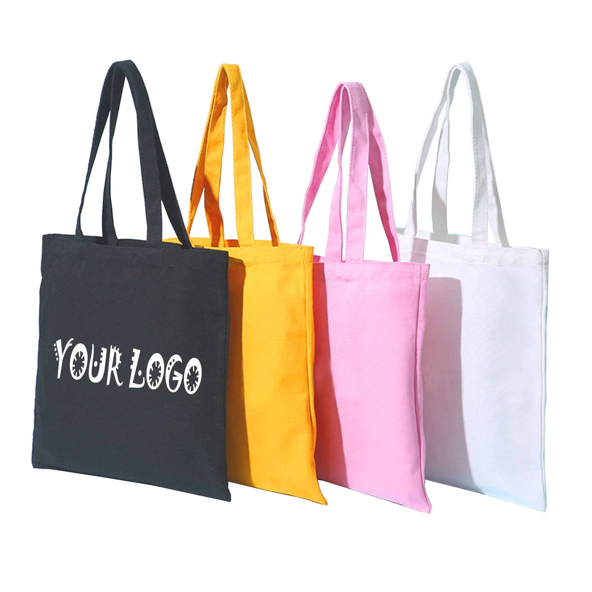 Cotton Canvas Tote Bags, custom tote bag with logo imprint 4
