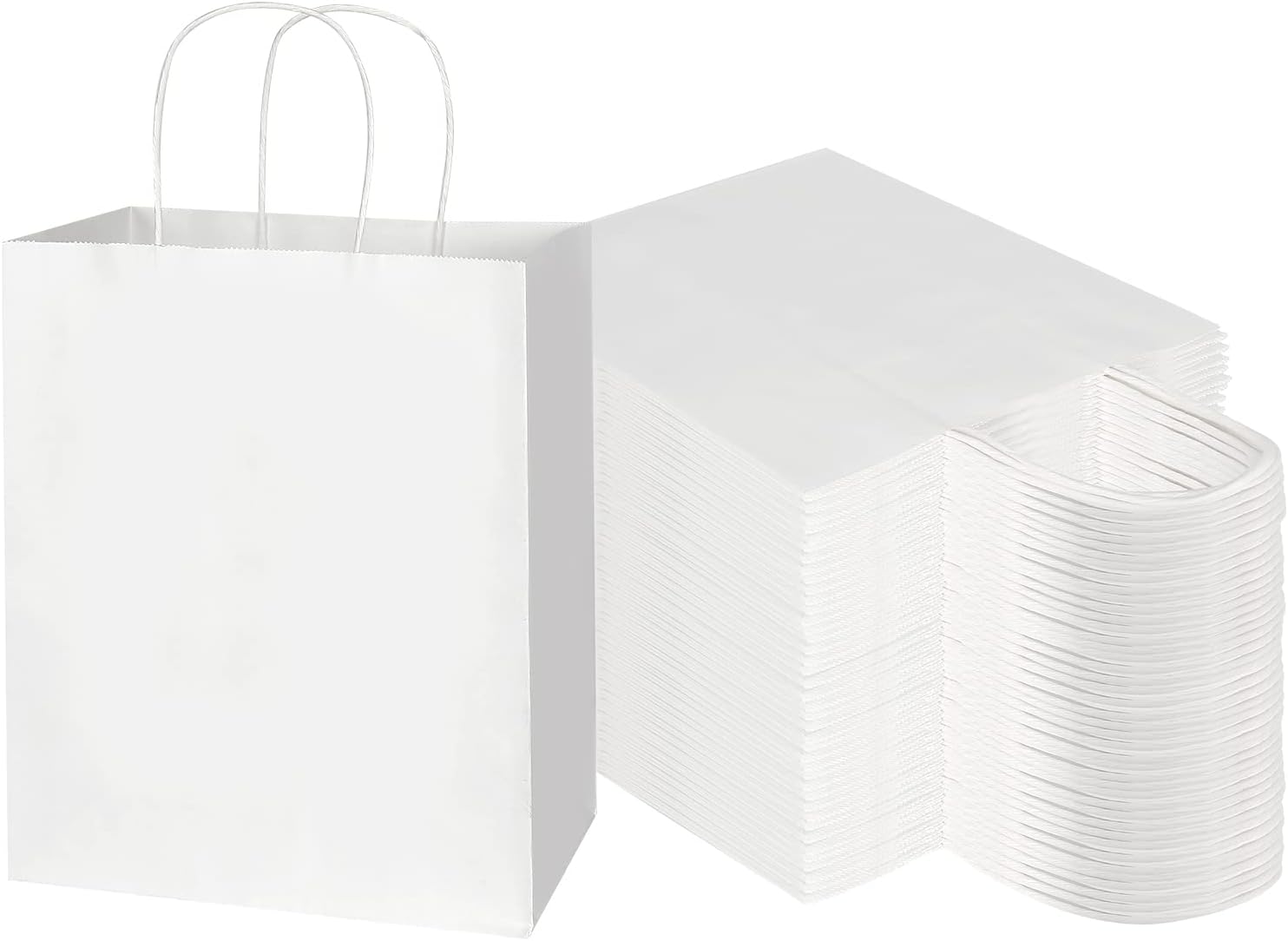 White Take-out bags with handles 1