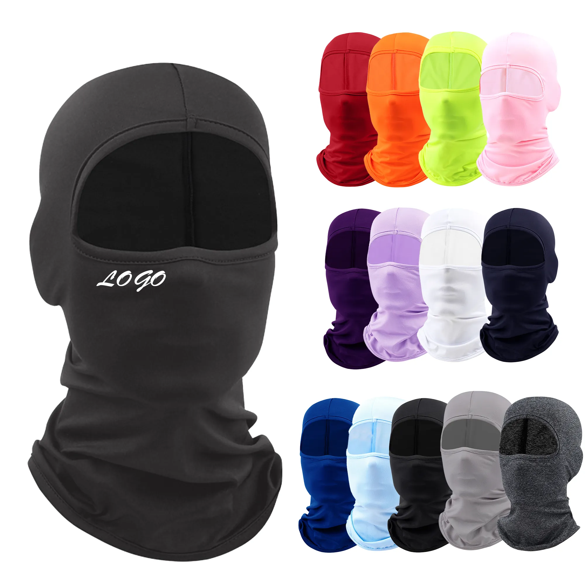 Sunblock Face Mask Windproof Neck Gaiter Cow Silk Made