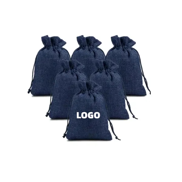 Burlap Bags with Drawstring 3