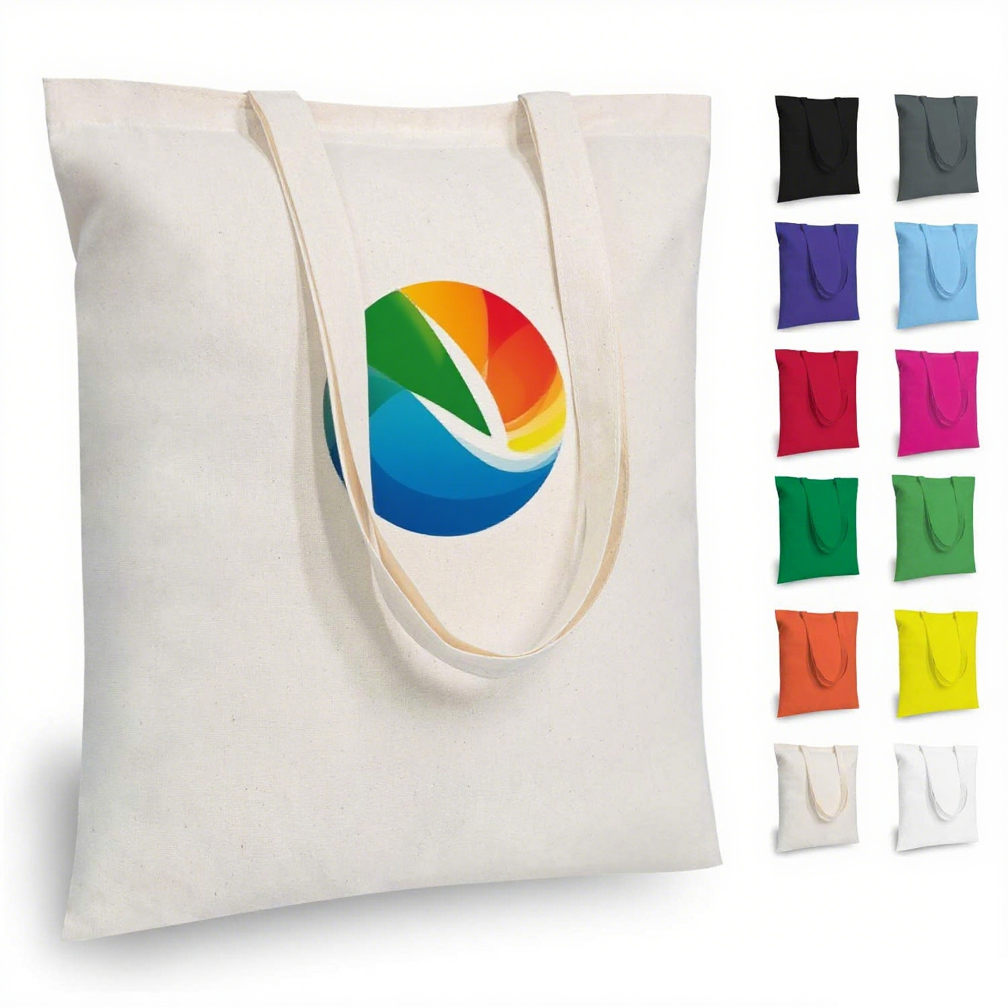 Shopping Travel Single-Shoulder Canvas Bag, custom tote bag with logo imprint 3