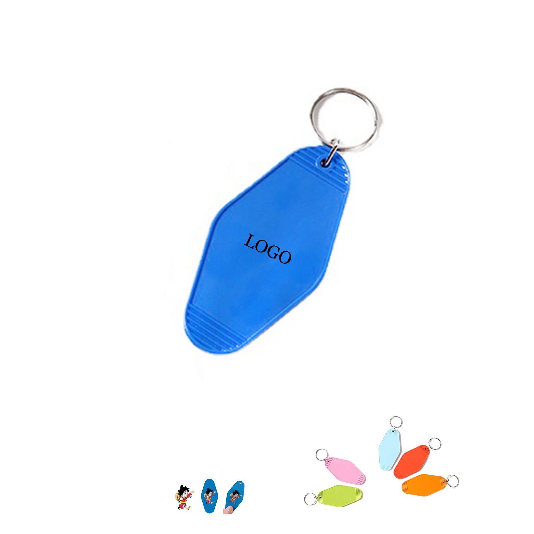 Diamond-Shaped Key Chain