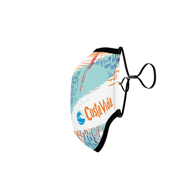 IMPORT Titan 3-Ply Dye-Sub Adult Face Mask w/ Adjustable Elastic Straps 38