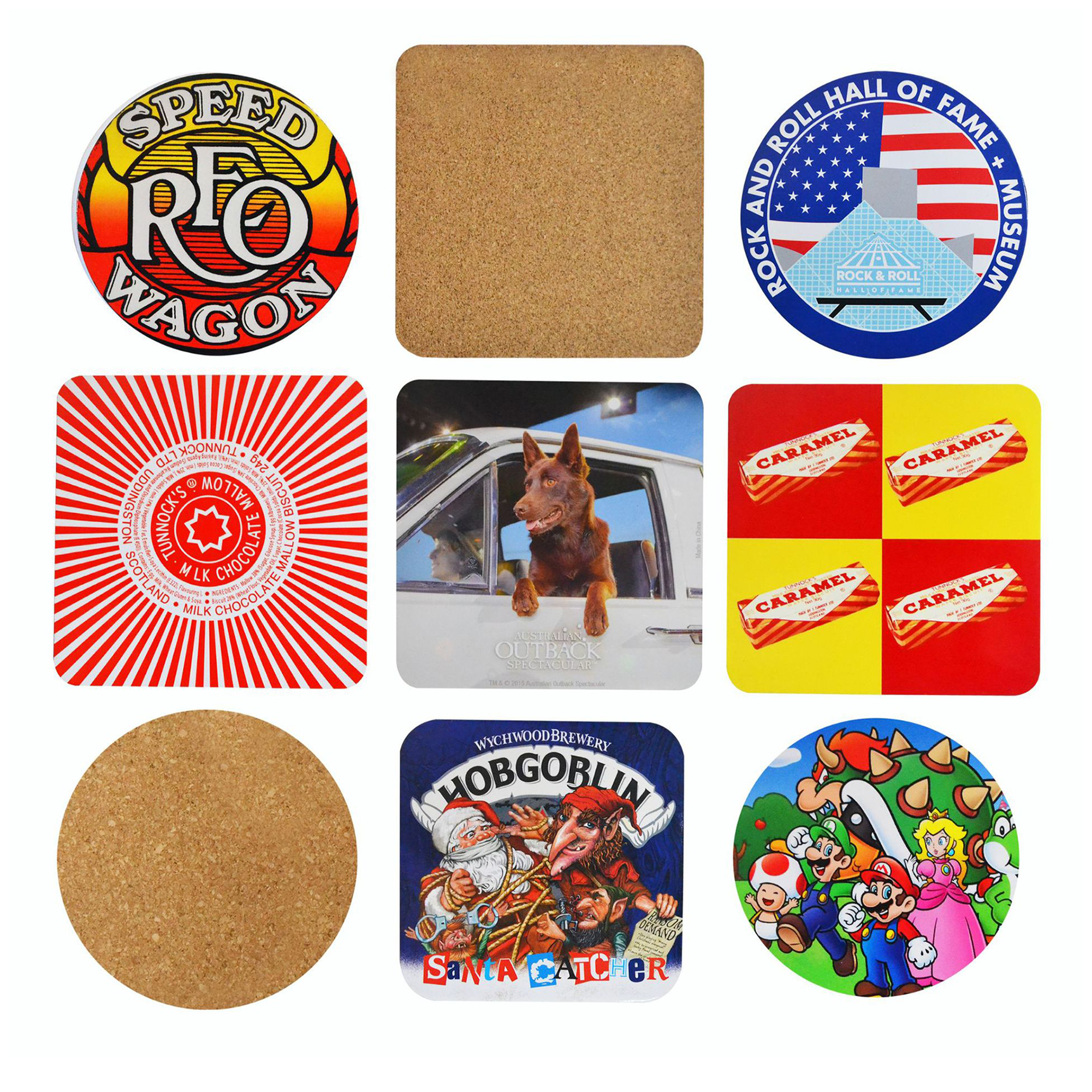Custom Double-Sided Full Color 4" Square Paper Coaster 3