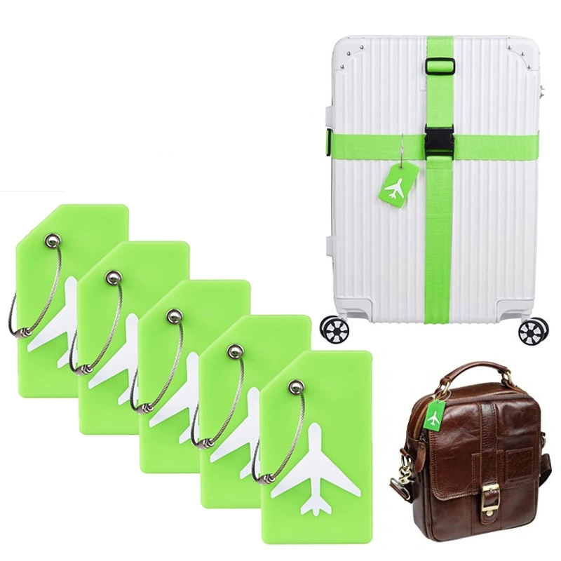Silicone Luggage Tag Baggage Handbag Suitcase Instrument 6