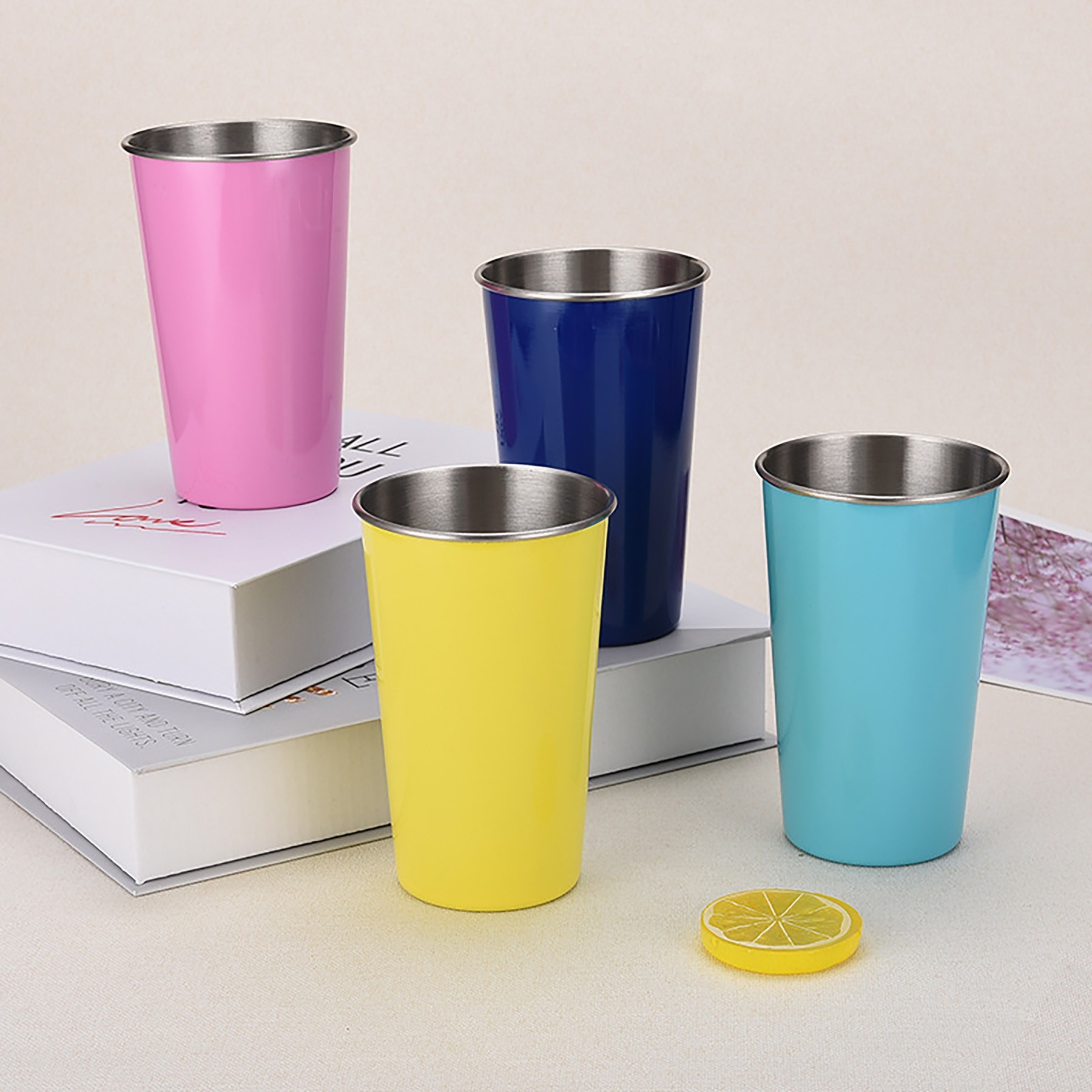 16.9 Oz. Stainless Steel Beer Cups 8