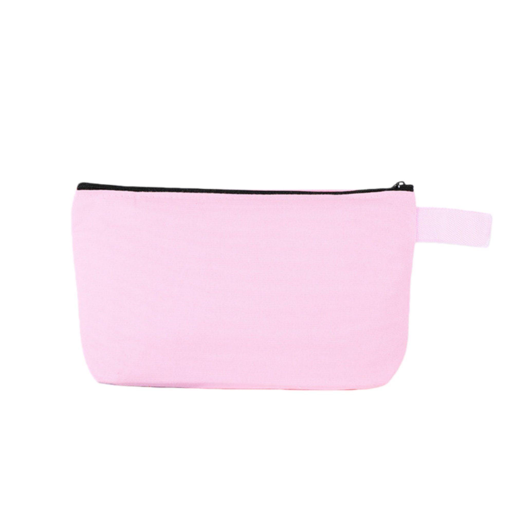 Canvas Cosmetic Makeup Bag with Bottom and Strap 18