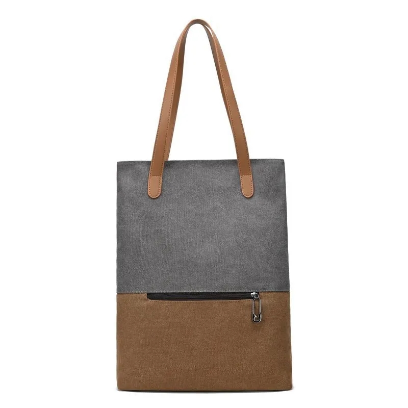 Simple Vintage Canvas Tote Bag 4