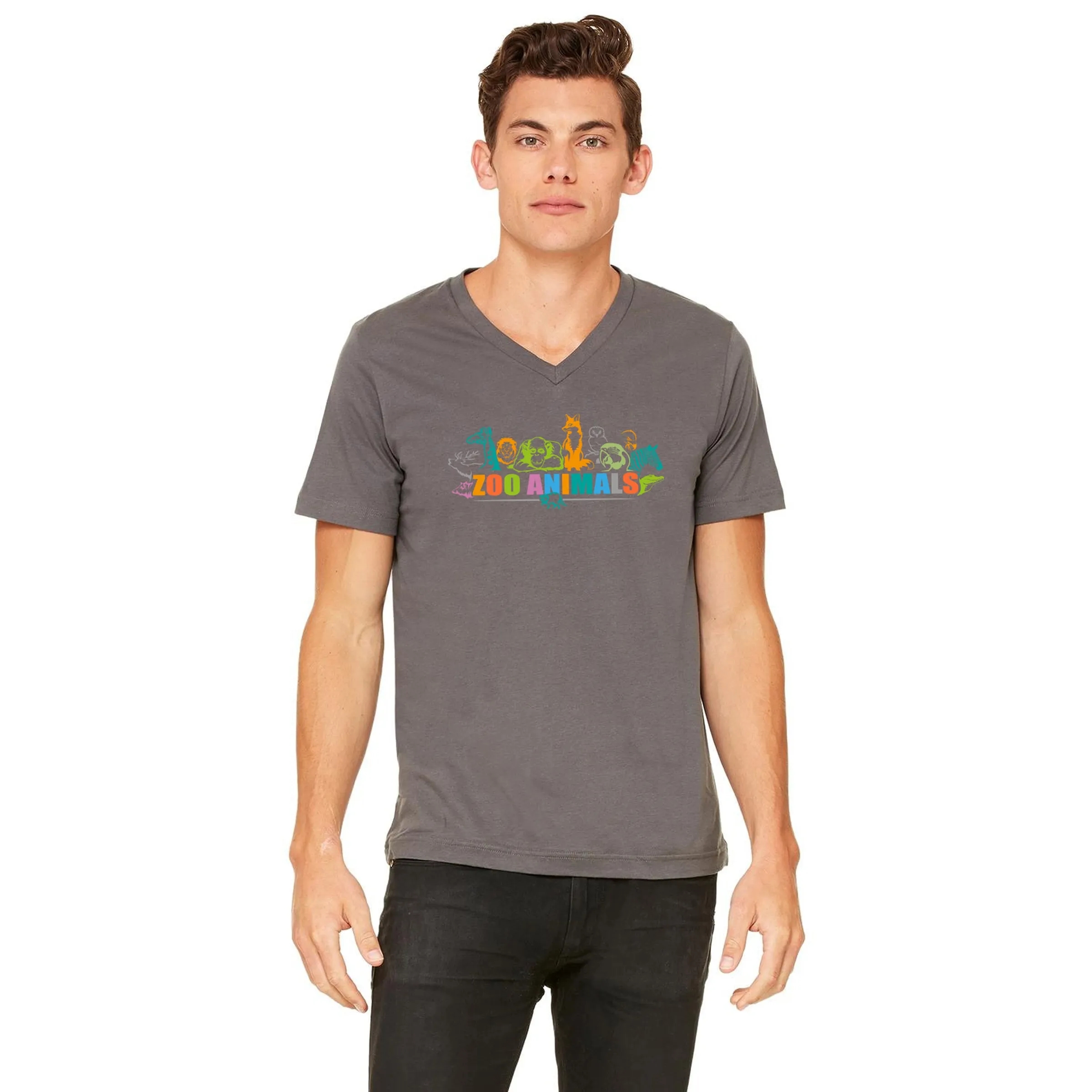 Bella + Canvas - Unisex Jersey Short-Sleeve V-Neck T-Shirt 13